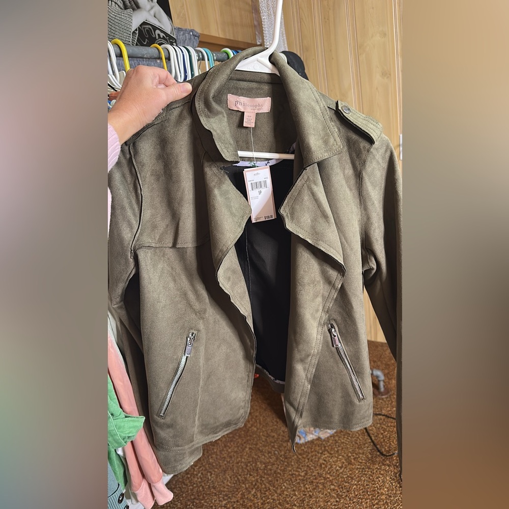 Philosophy Olive Utility Jacket for Women